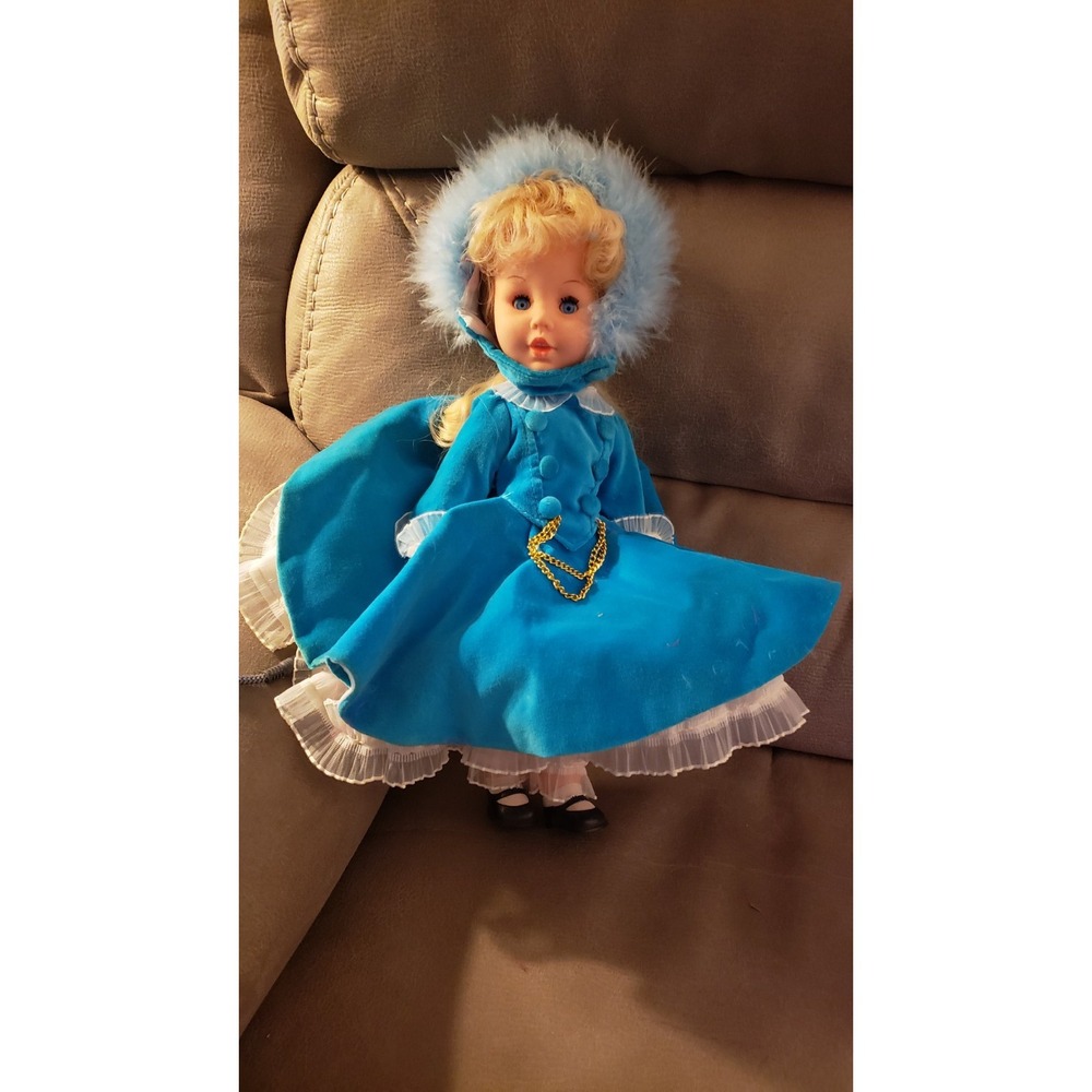 Kehagais Fashion Doll-14" In Green Velvet Outfit